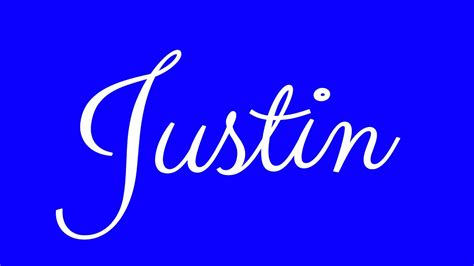 How to Write Justin in Cursive: A Journey Through the Art of Penmanship and Beyond